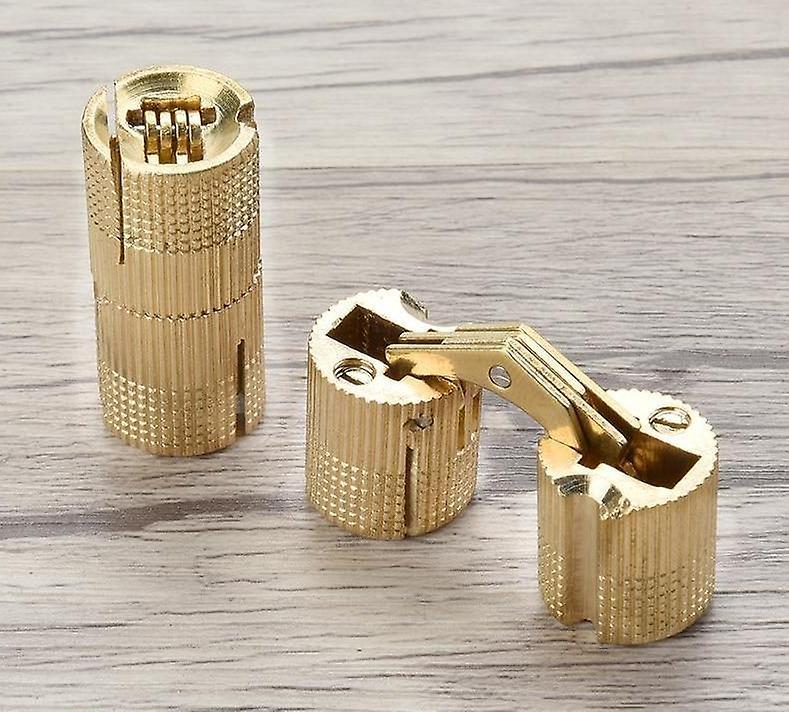 Nordic Concealed Cabinet Hidden Copper Barrel Hinges 14mm