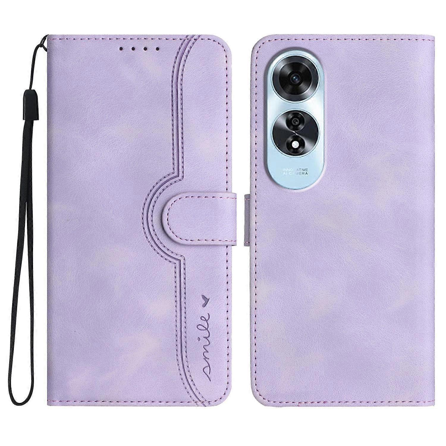 Unbrand YX0030 For Oppo A60 4G Case Leather Phone Cover Stand Function Multicolor Style A