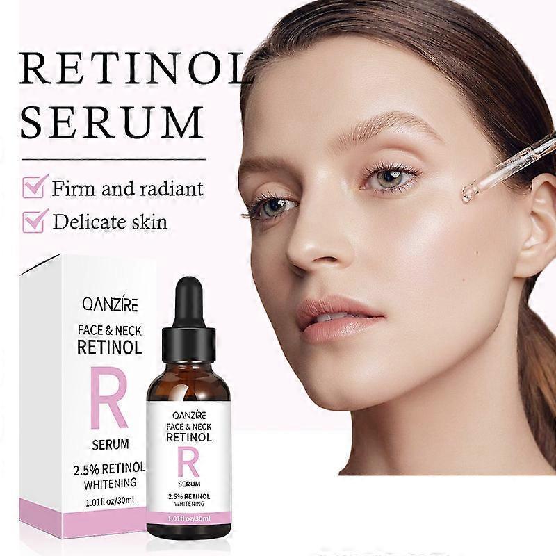 Unbrand Retinol Rejuvenation Serum, Face & Neck 2.5% Retinol Serum, Anti-Aging Serum, Reduce Wrinkles, Anti Wrinkle Glow Skin Face Serum 2pcs