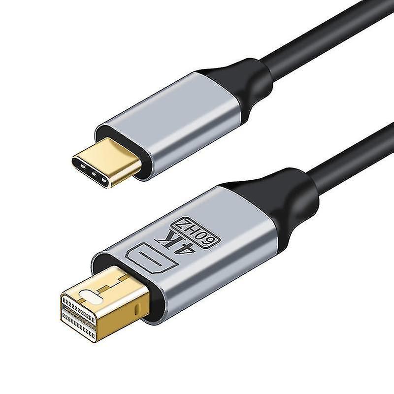 Leked Thunderbolt 3, Usb-c To Dp Type-c Cable To Displayport 4k 60hz Type c male to mini DP male