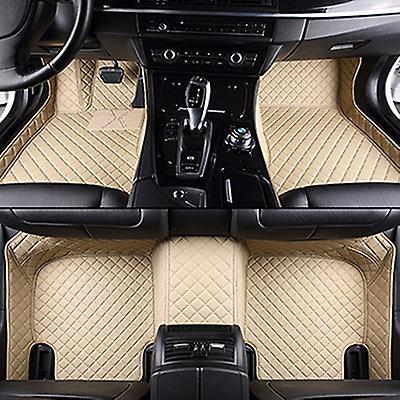 Mat Custom Car Floor Mats For Bmw X4 F26 2014 2015 2016 2017 2018 Year Auto Interior Details Car Accessories Carpet beige