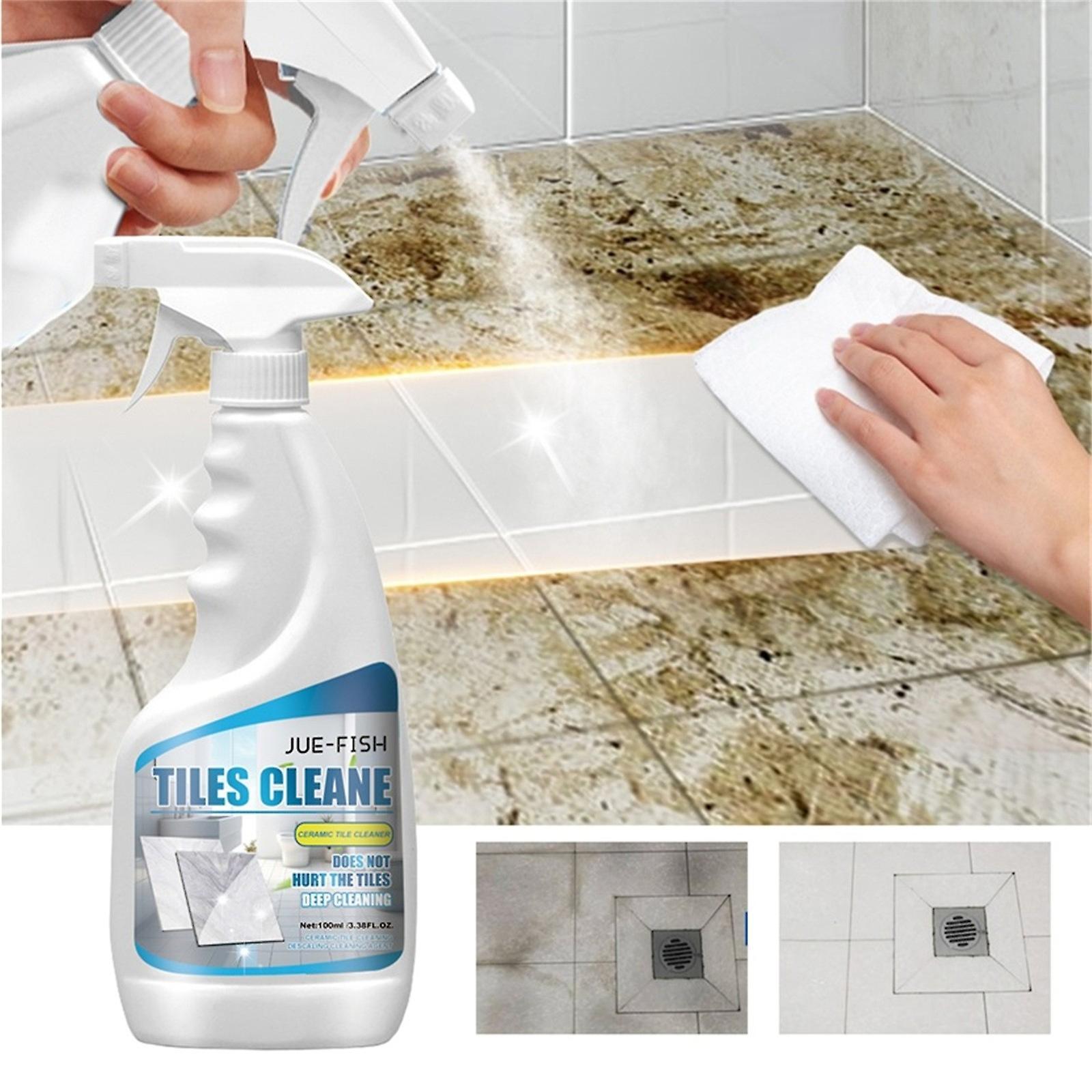 Kakanwo Clearance Tile Cleaner Removes Years Of Dirt And Grime White Free Size