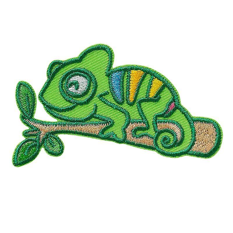 Mono-Quick Chameleon Animal - Patch, Iron-on patch, Iron on, Size: 7.0 x 4.4 cm