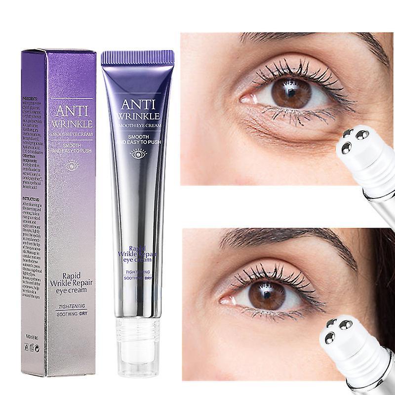 Frusde Eye Cream Anti Aging, Retinol Eye Cream For Dark Circles Puffiness, Anti-aging Eye Cream With 360 Massage Ball, Eye Serum Reduce Fine Lines ...