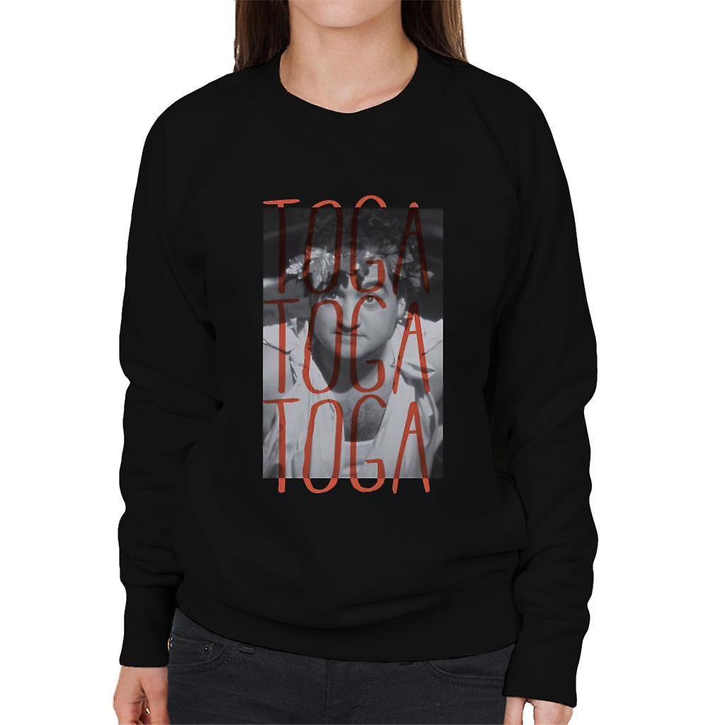 Animal House Bluto Toga Toga Toga Women's Sweatshirt Black Large