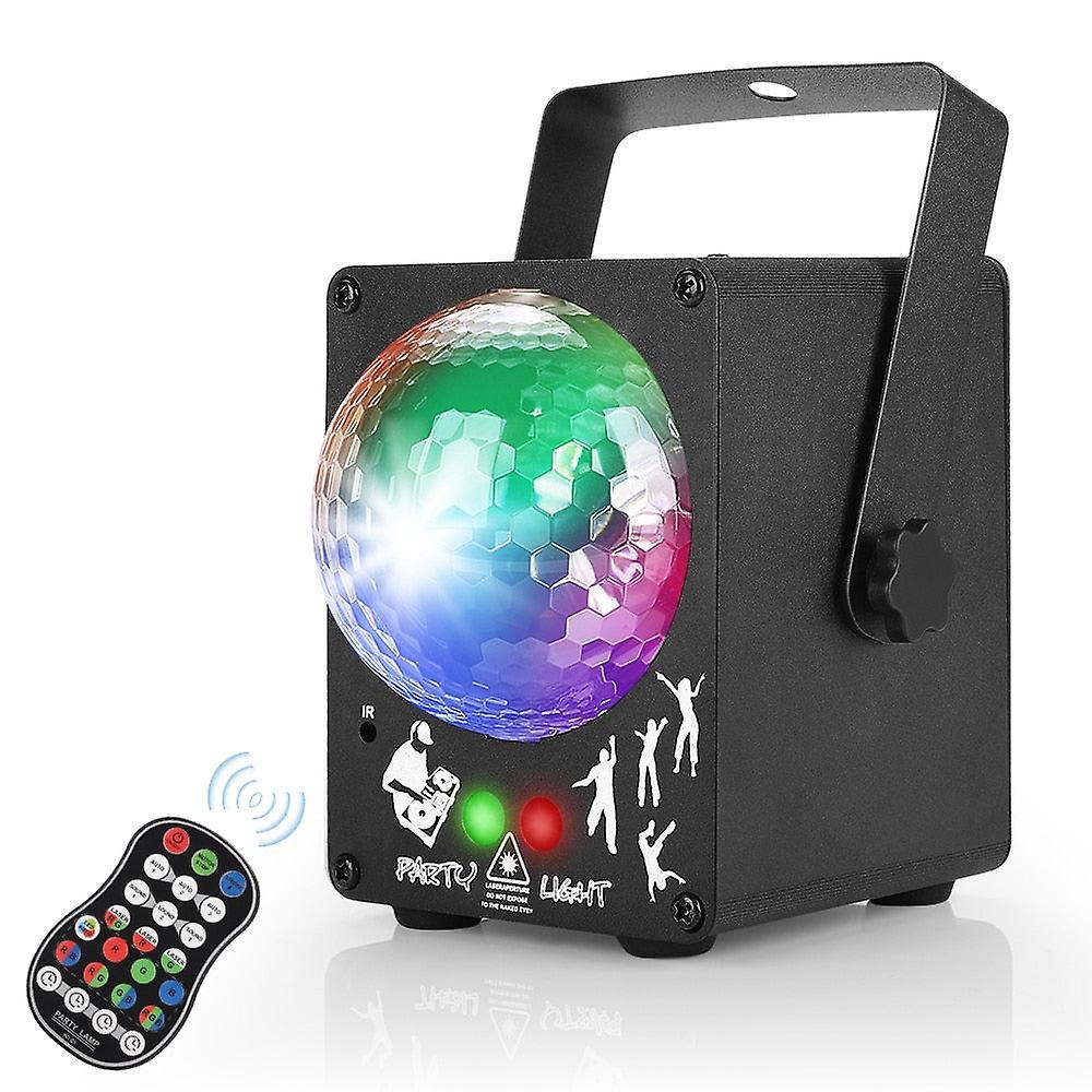 Slowmoose Led Disco Laser Light - Rgb Projector Party Lamp black