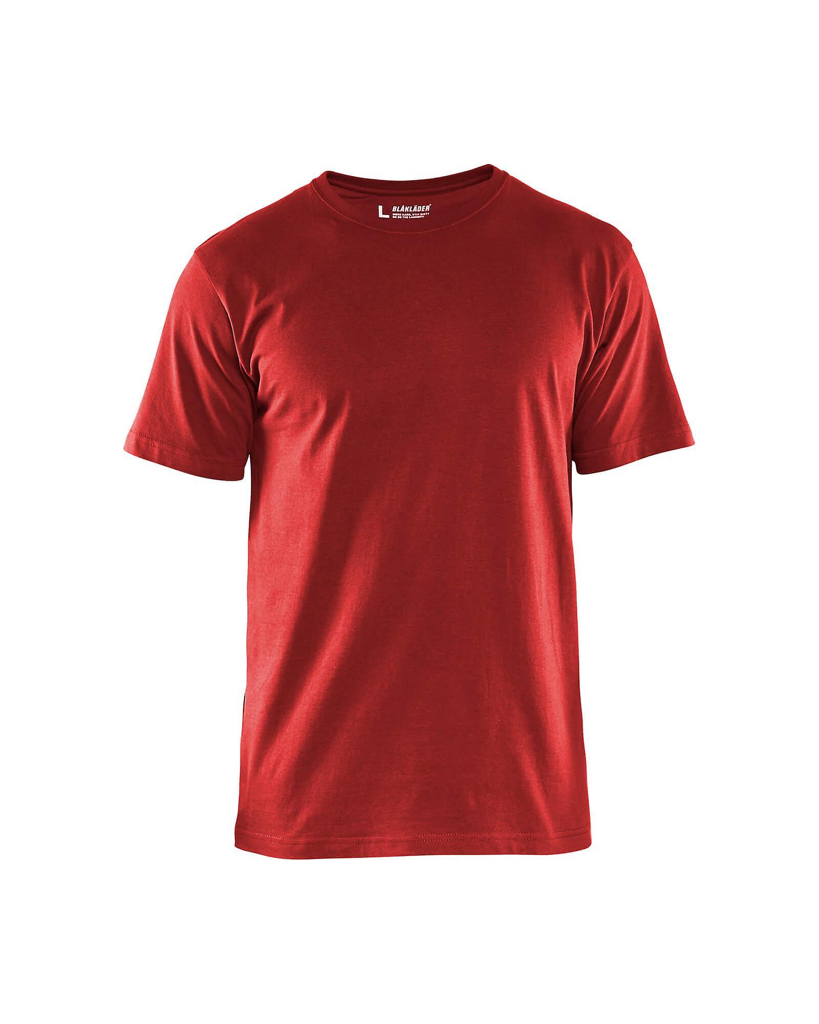 Blaklader 3525 work cotton t-shirt - mens (35251042) - (colours 2 of 2) Red Xxxl