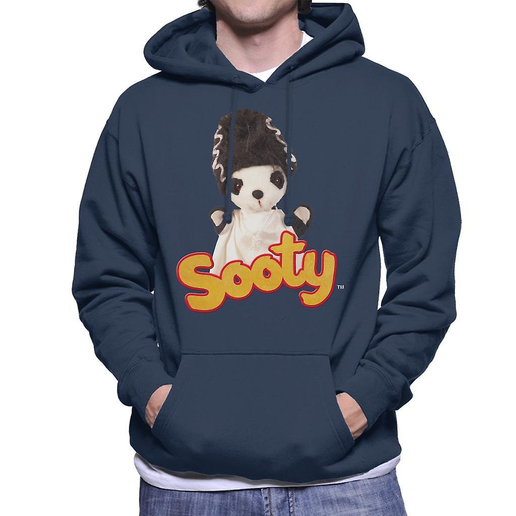 Sooty Halloween Spooky Soo Men's Hooded Sweatshirt Navy Blue XX-Large