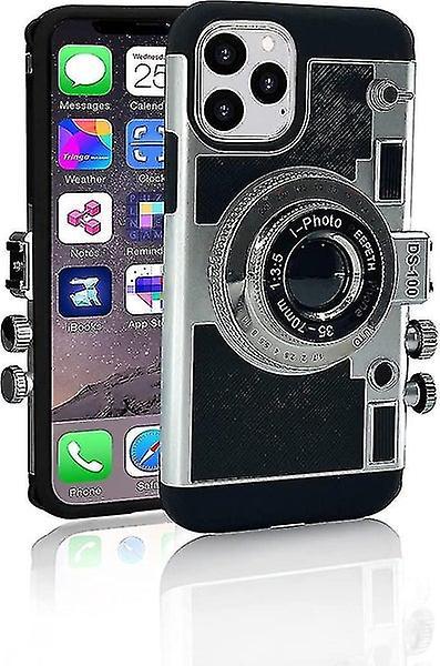 Hsmy Vintage Camera Phone Case for iPhone 12 Pro Max - New Emily in Paris Design