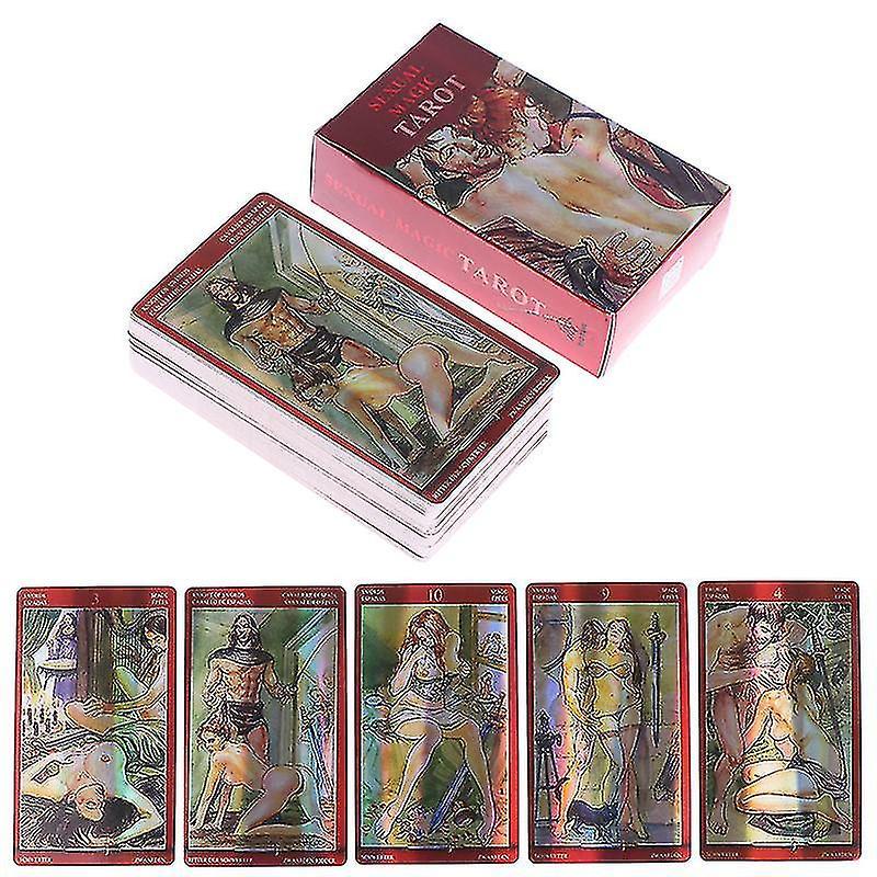 Sztlv Sexual Magic Tarot Cards Playing Card Tarot Family Party Board Game Divination