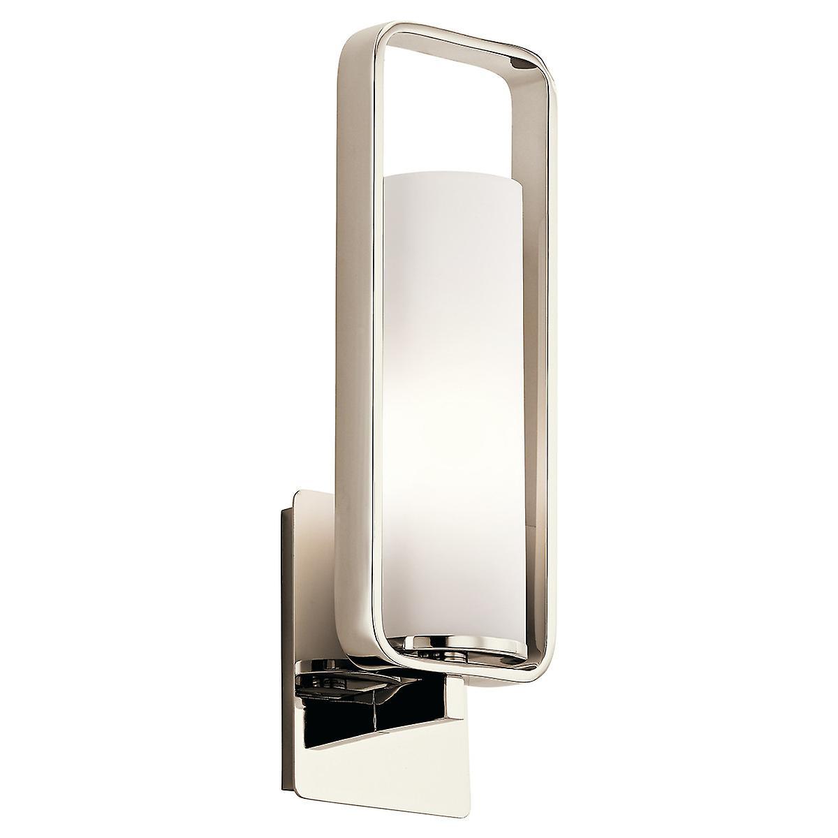 City Loft 1 Light Indoor Wall Light Polished Nickel E27