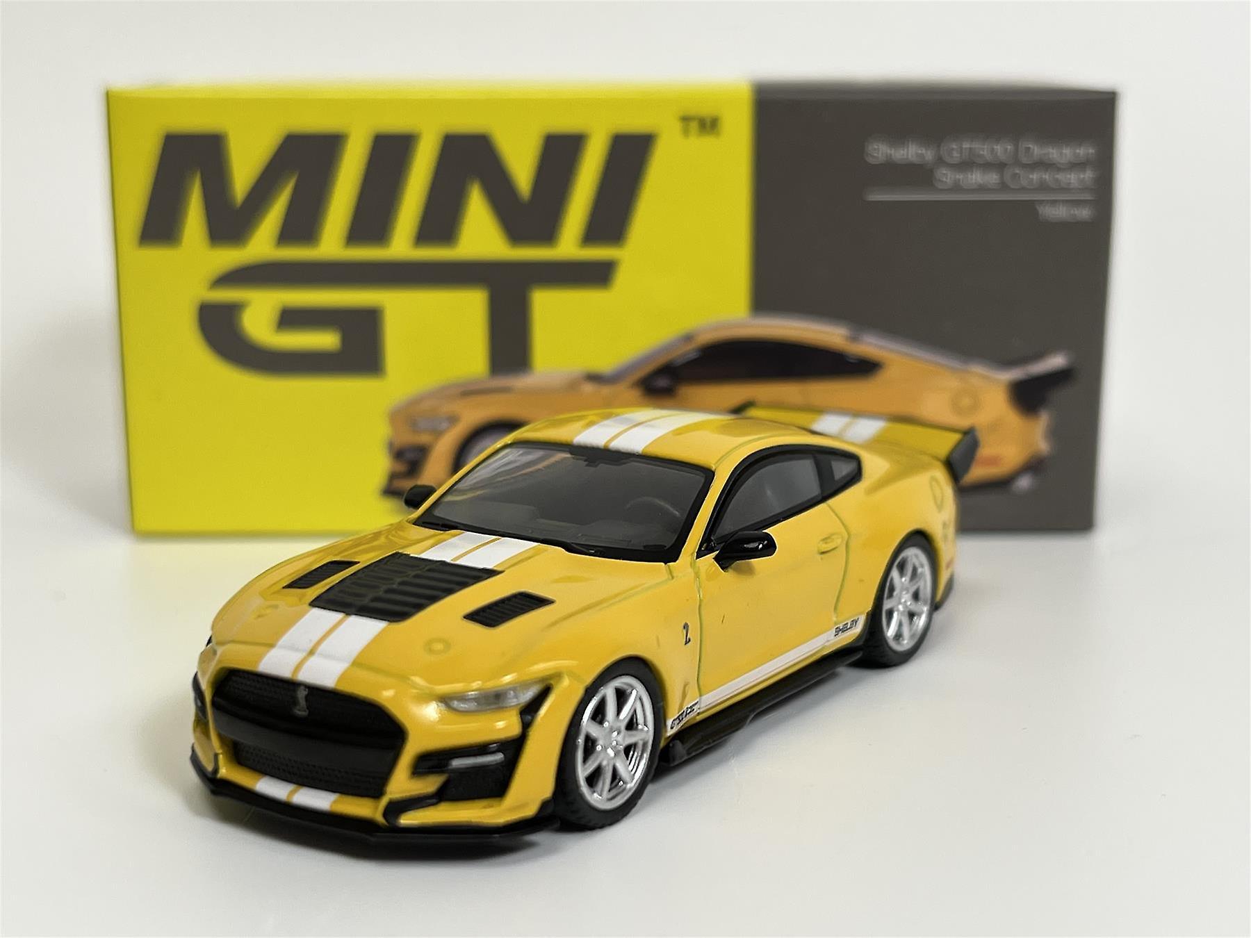 Mini GT Shelby GT500 Dragon Snake Concept Yellow LHD 1:64 MGT00535L