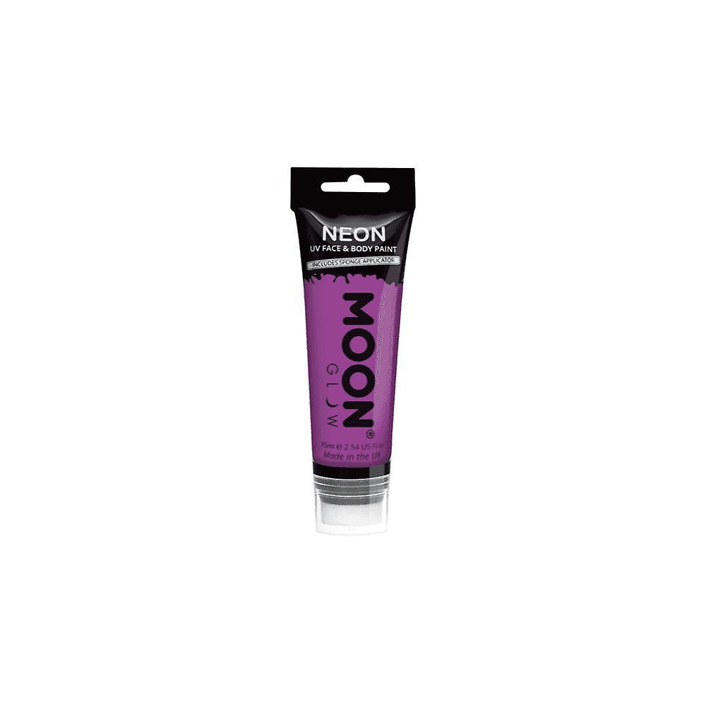 Smiffys Smiffy's Moon Glow Supersize Intense Neon UV Face Paint - Purple 75ml