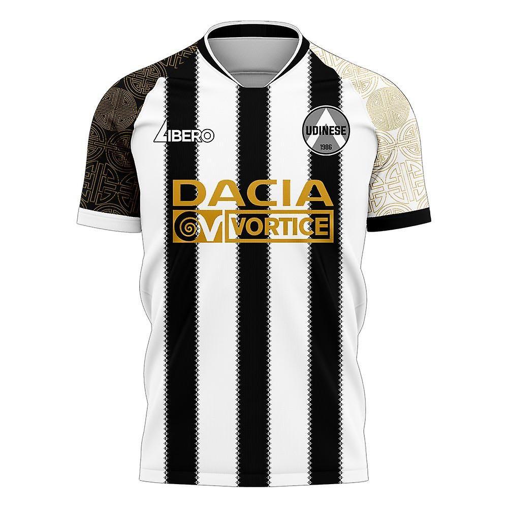 Libero Sportswear Udinese 2024-2025 Home Concept Football Kit (Libero) White 4XL