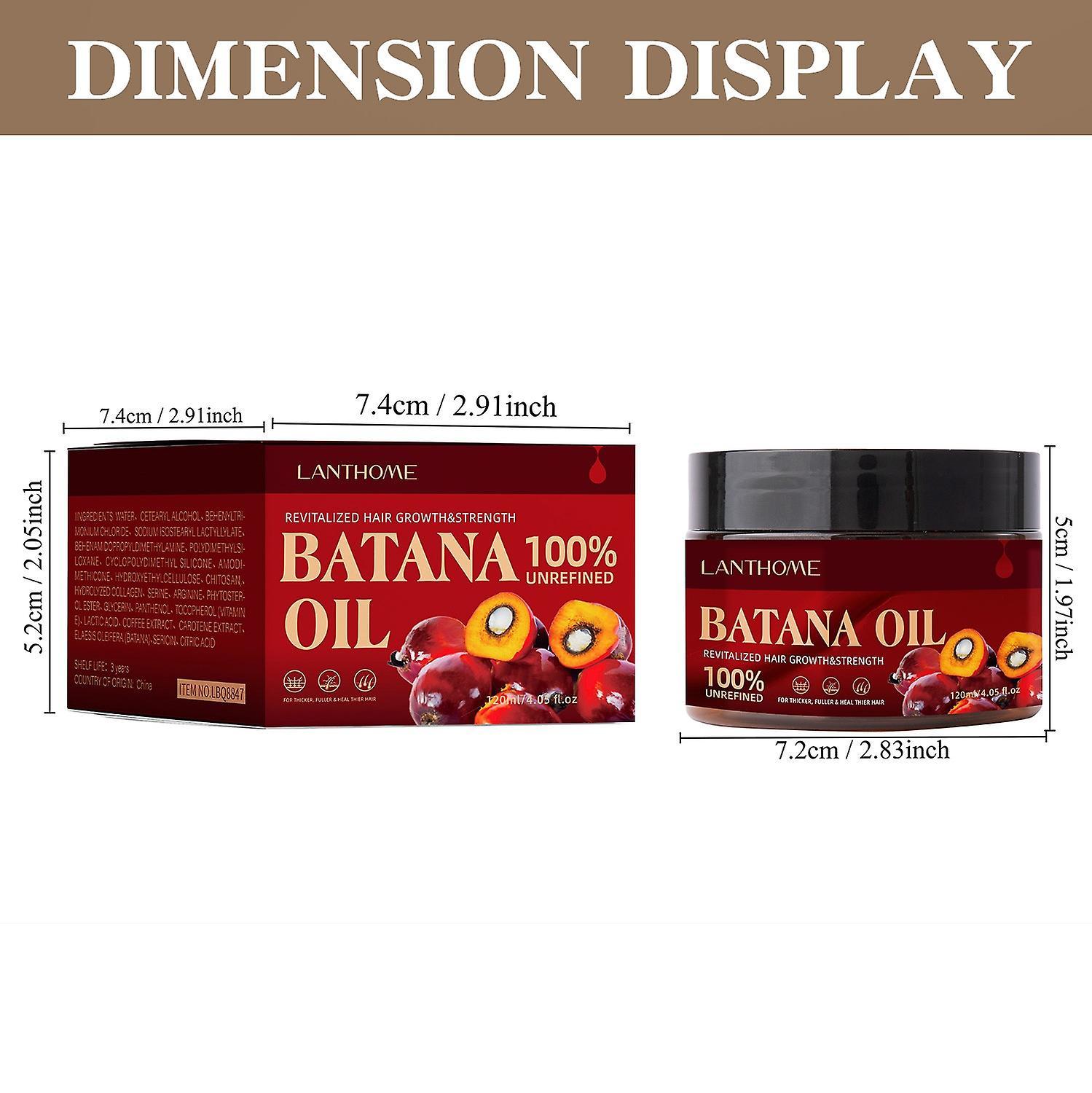 unbrand Batana Oil For Hair Growth Healthier Thicker Fuller Hair - Batana Oil - Batana Oil - Batana Oil 120g Red