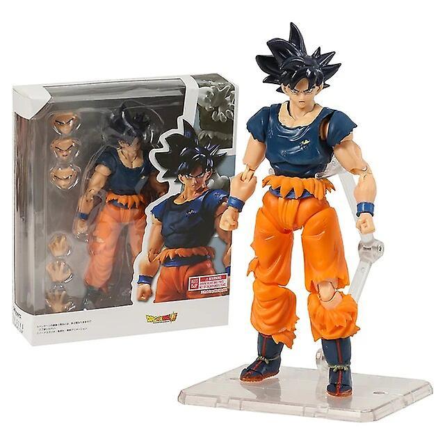 Jiechannel Anime Dragon Ball Super Son Goku  Ultra Instinct Sign Shf Action Figure Toy Ball Dragonbal Sh Iguarts Balzigure Birthday D no box