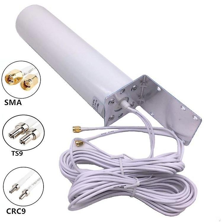 Sychie 3g 4g Lte External Antenna Outdoor With 5m Dual Crc9/ts9/sma Connector For 3g 4g Router Modem