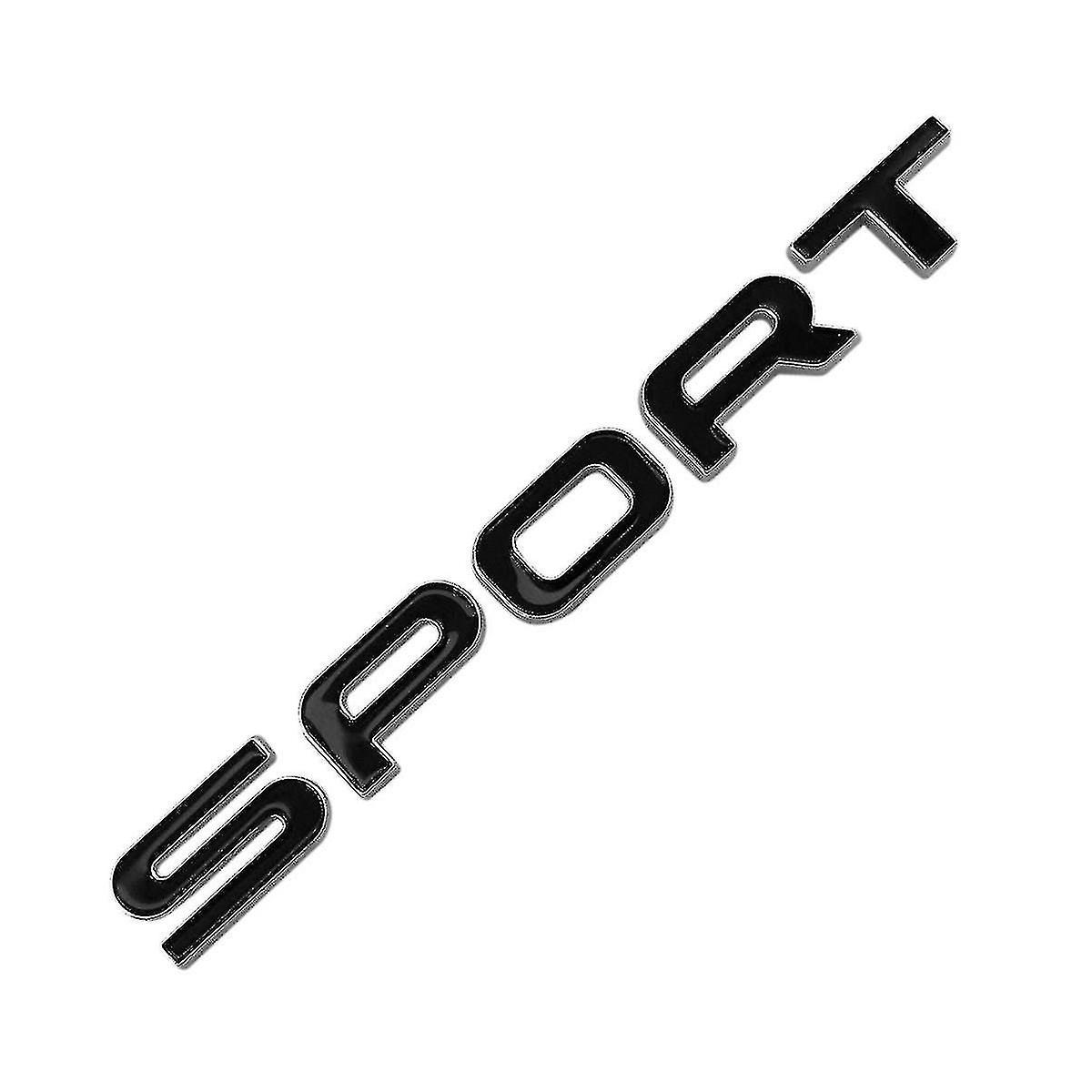 Generic Black/Silver Land Rover Sport Rear Boot Badge Emblem For Range Rover