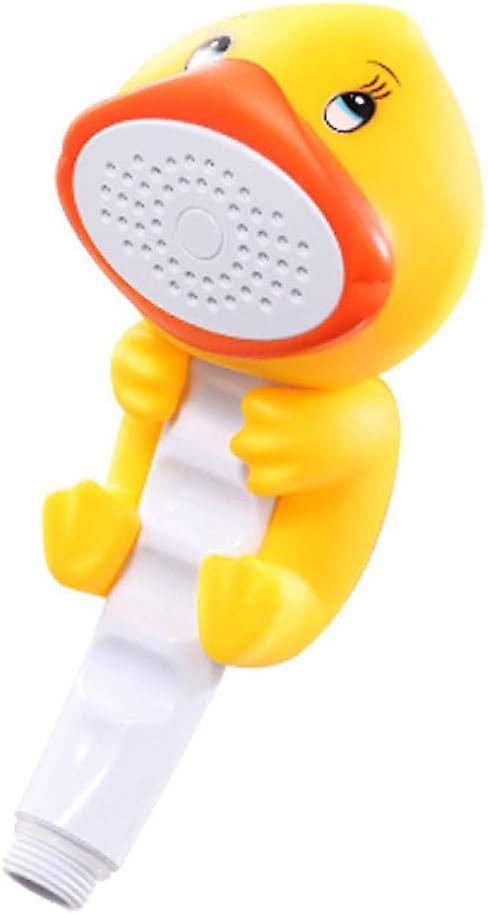 Ln-cartoon Animal Shower Head Water Saving One Touch Water Stop Bath Water Sprayer Shower-yellow Duck Suction Cup Shower Head Easy To Install