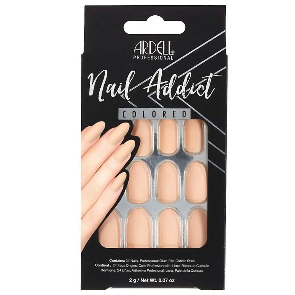 Ardell Nails Ardell Beauty Nail Addict Solid False Nails - Nude Camel (28 Nails) (63868)