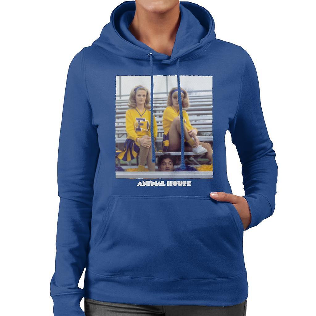 Animal House Babs And Mandy Women's Hooded Sweatshirt Royal Blue Small