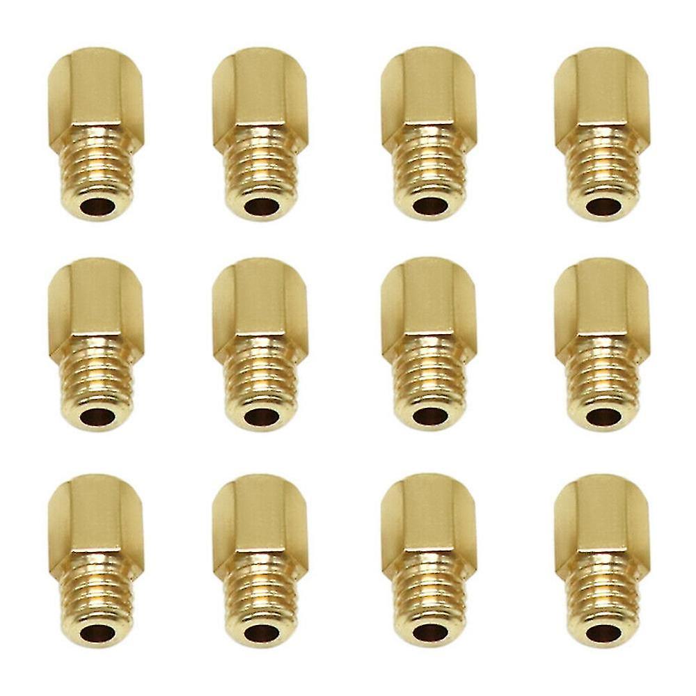 Aoui 12Pcs Motorcycle Carburetor Main Jet Carburettor Main Nozzle Gauge Nozzle for Mikuni VM TM Carb 90-