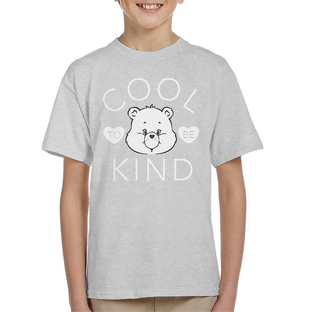 Care Bears Tenderheart Bear Cool To Be Kind Kid's T-Shirt Heather Grey X-Small (3-4 yrs)