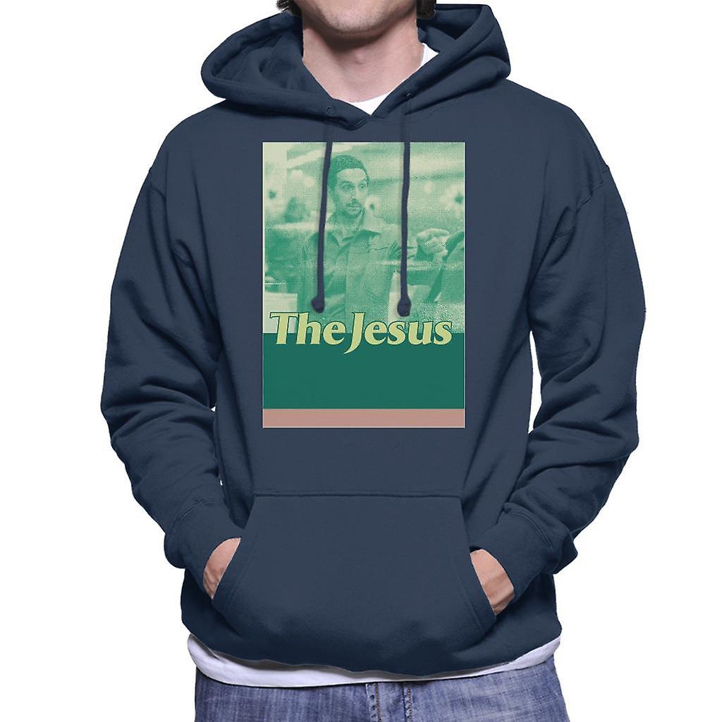 The Big Lebowski The Jesus Retro Men's Hooded Sweatshirt Navy Blue XX-Large