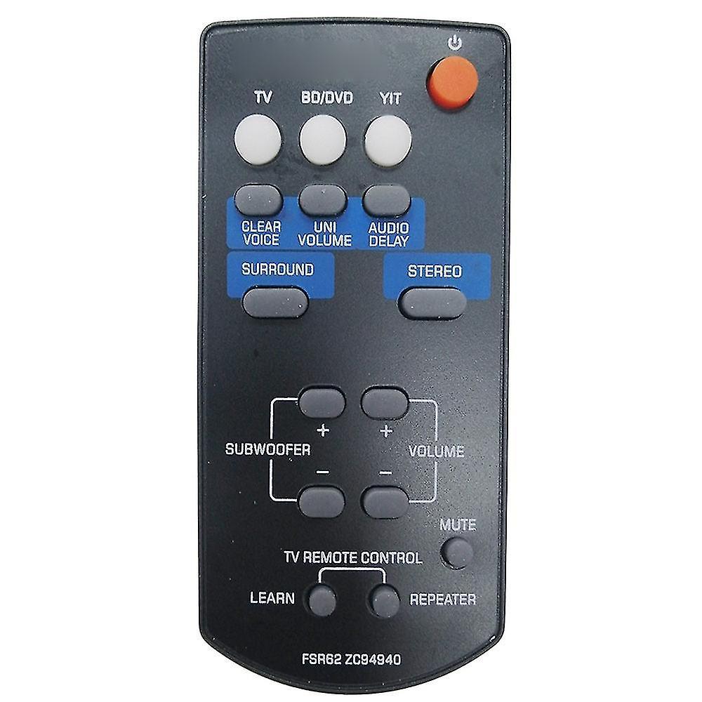 Yamaha Soundbar Remote Control - Fsr62 Zc94940