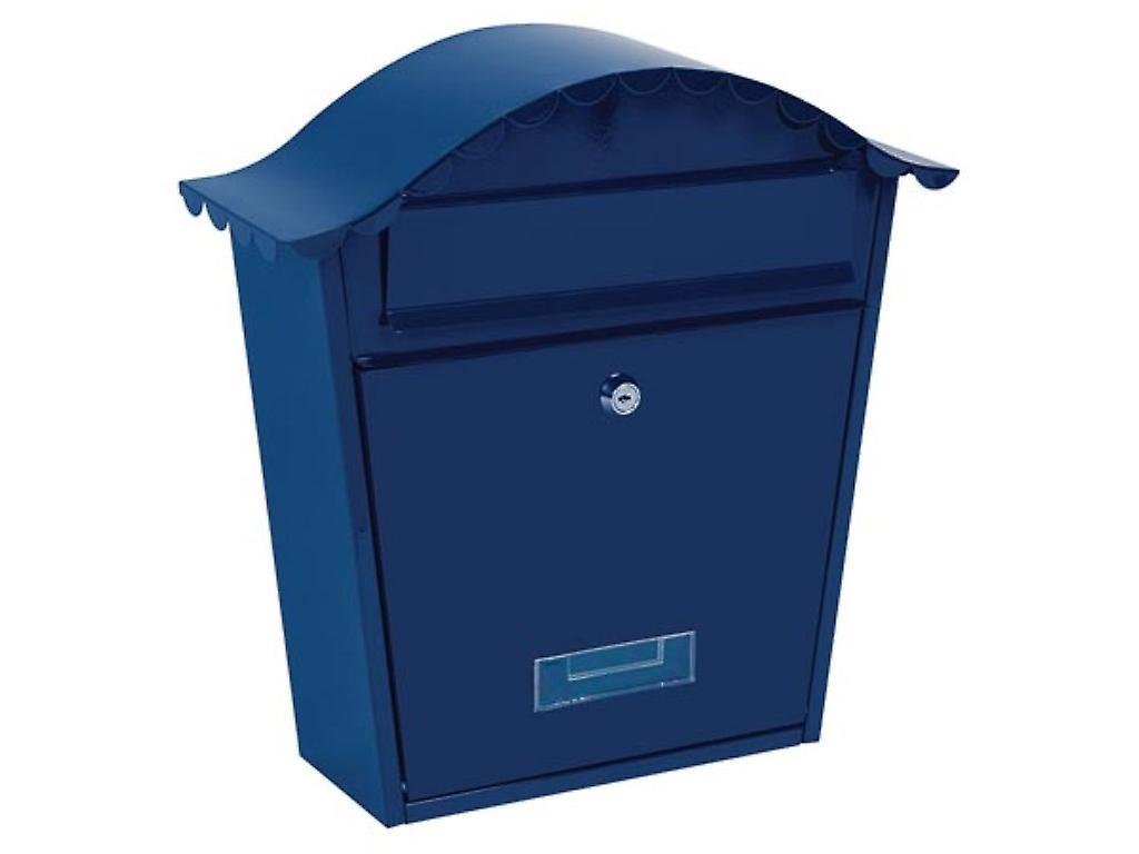 Velleman Mailbox - Paris - Blue - 37 X 36.5 X 13.2 Cm