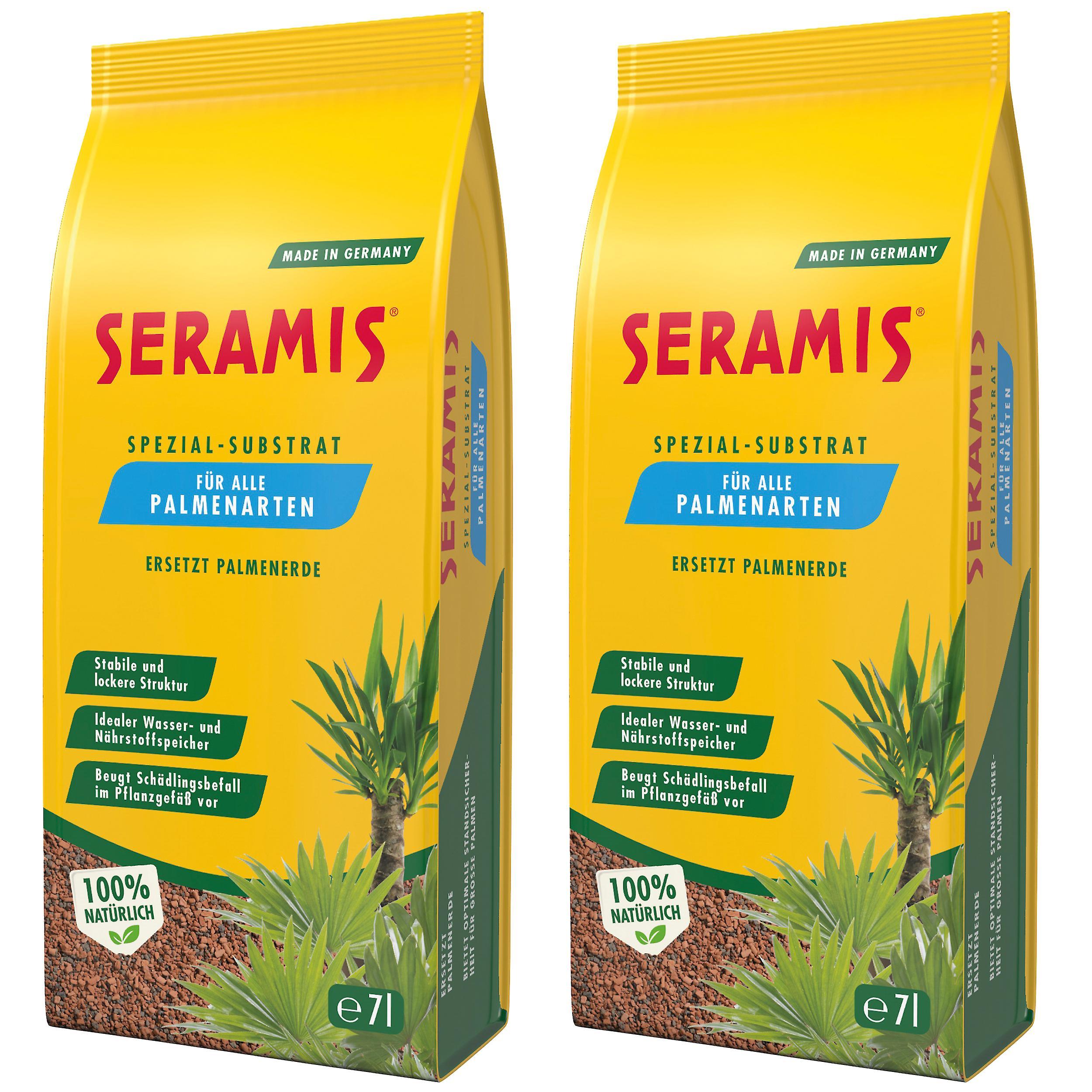 2 x SERAMIS® special substrate for palm trees, 7 litres