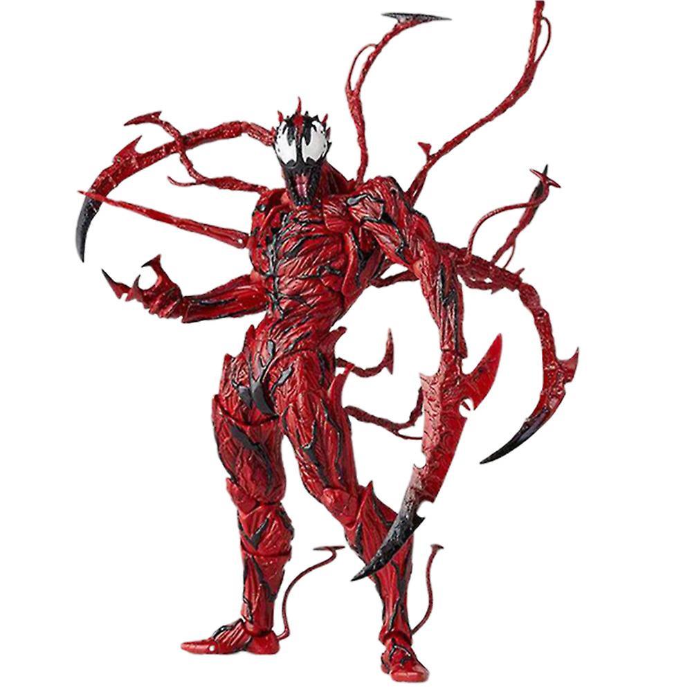 Sevenday Venom Carnage Action Figure, All Joints Movable Toy Figures Carnage Collectible Model Doll With Replaceable Accessories For Fans