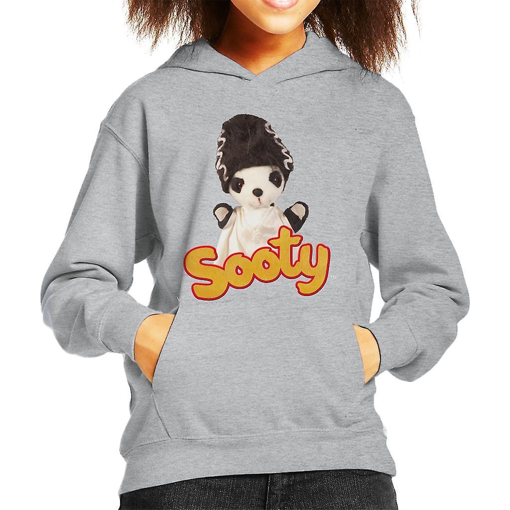 Sooty Halloween Spooky Soo Kid's Hooded Sweatshirt Heather Grey Large (9-11 yrs)