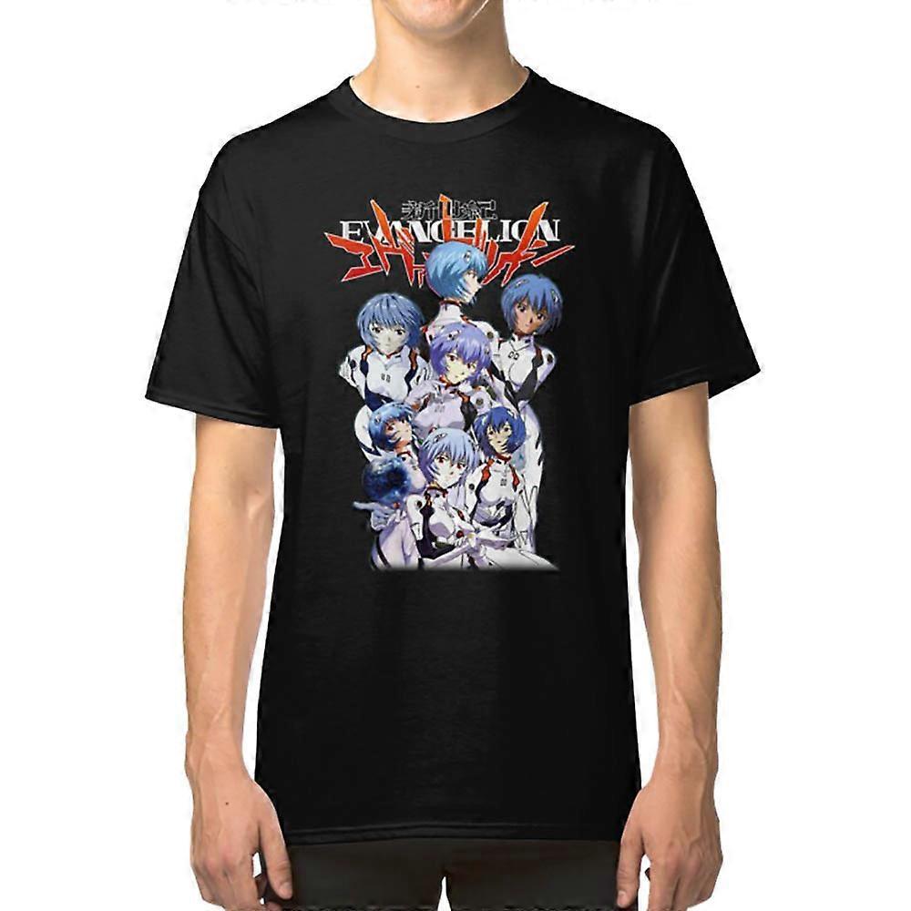 RockShark Rei Ayanami Evangelion Classic T-shirt Black L