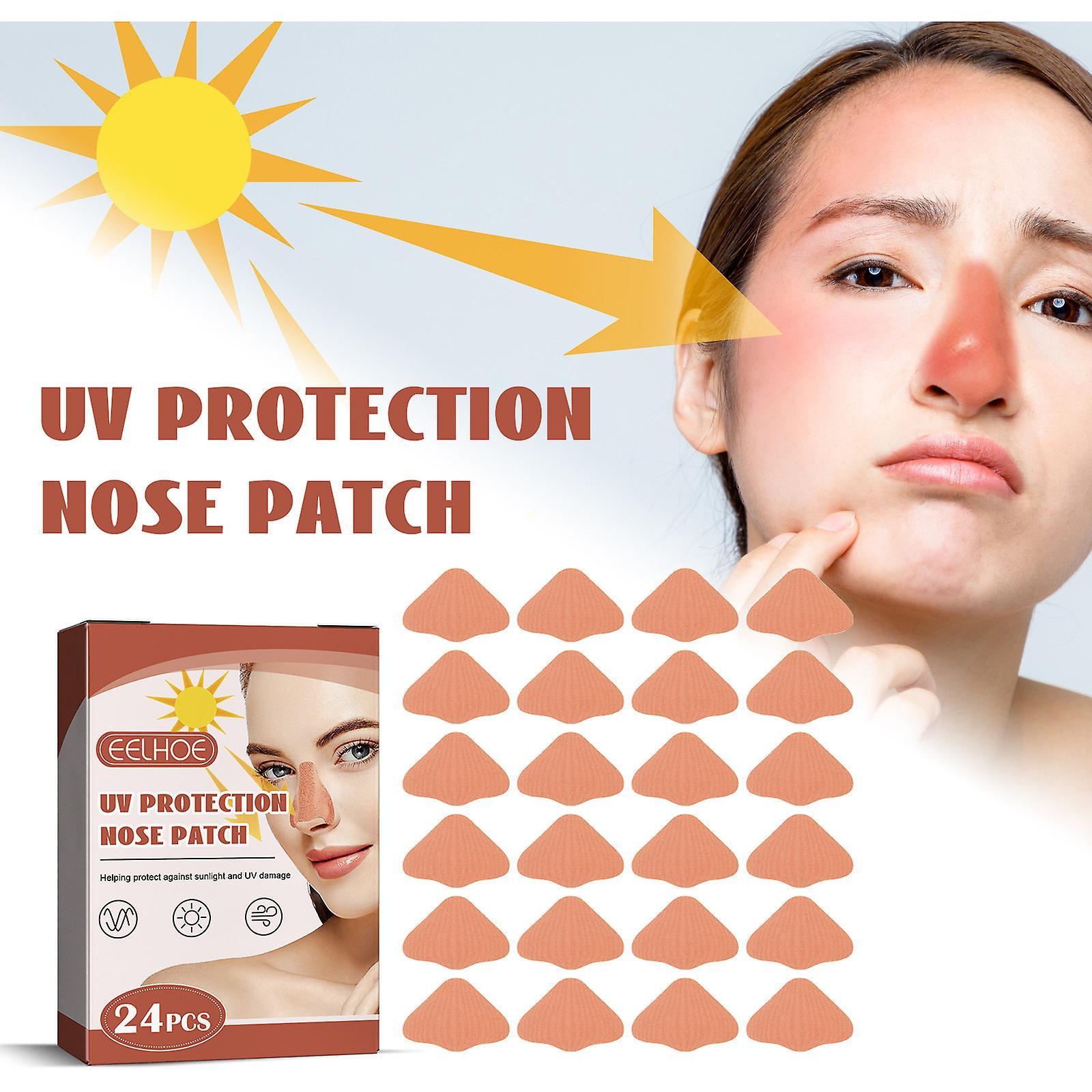 Flye 24 Set Sun Protection Nose Patch Ultravioletrays Protection Nose Cover For Men Women Sports Tanning Outdoor A