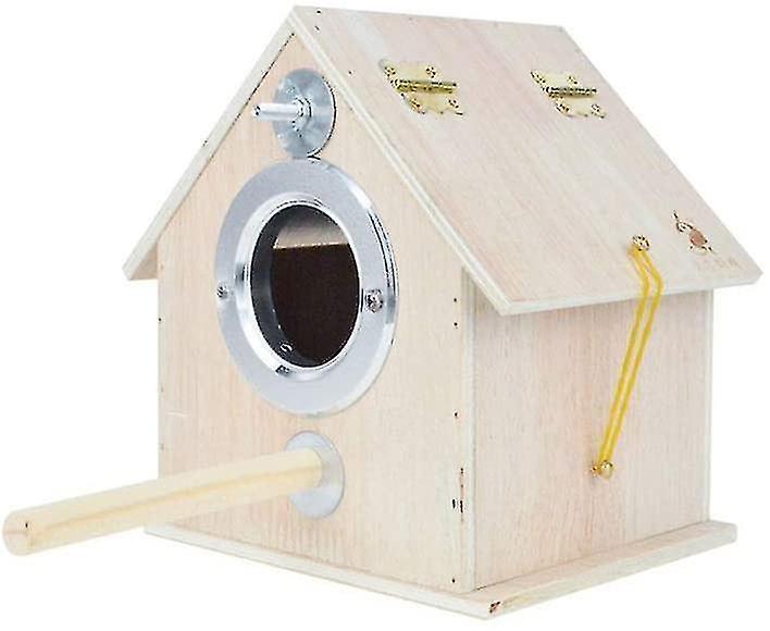 POTATO Birdhouses Bird Nest Pigeon House Wooden Parrot Breeding Box Bird Nest Outdoor