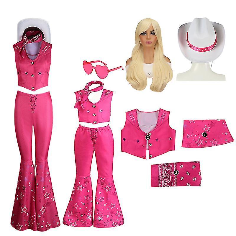 Hono Barbie Princess Cosplay Costume For Girls And Adults - Fashion Role Play Outfit Hat Kids (130-140cm)