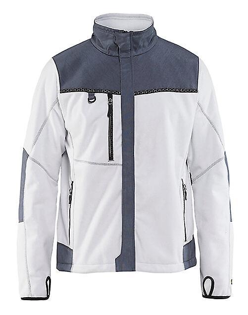 Blaklader 4955 windproof fleece jacket - mens (49552524) White/grey S