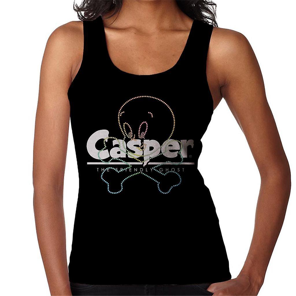 Casper The Friendly Ghost Crossbones Women's Vest Black XX-Large