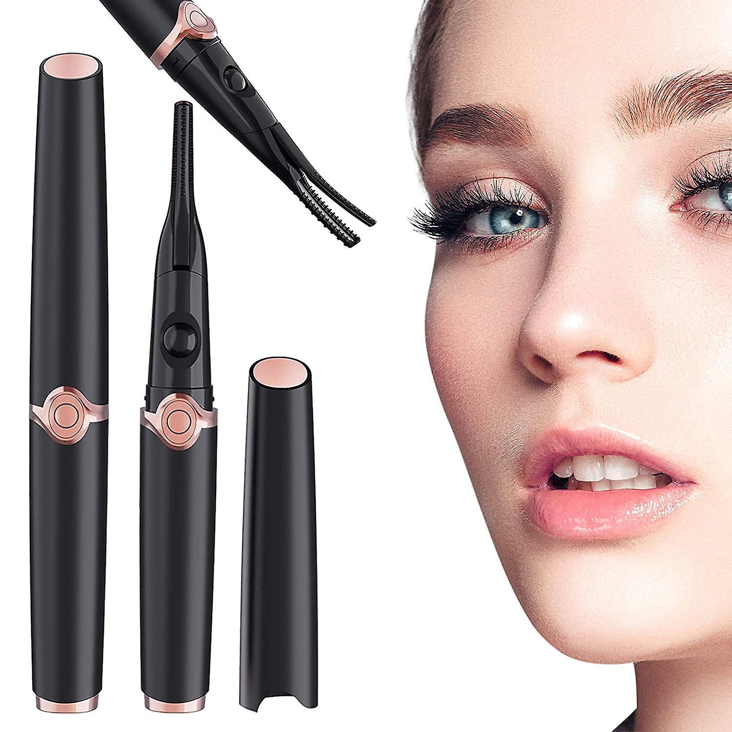 Wonderful Electric Heated Eyelash Curler 2 In 1 Rechargeable Heated Lash Curler With 3 Temperature Gears Portable Heating