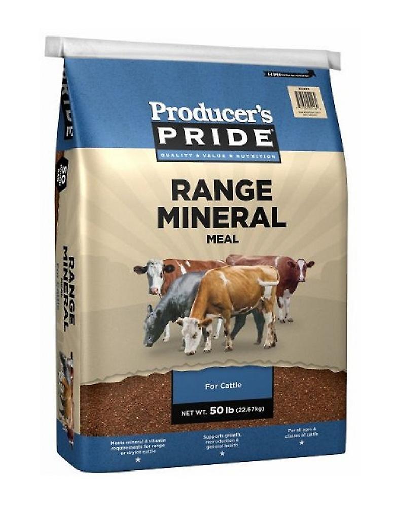 Producer's Pride 60995 Cattle Range Mineral 50 Pounds Pack All Life Stages Feed