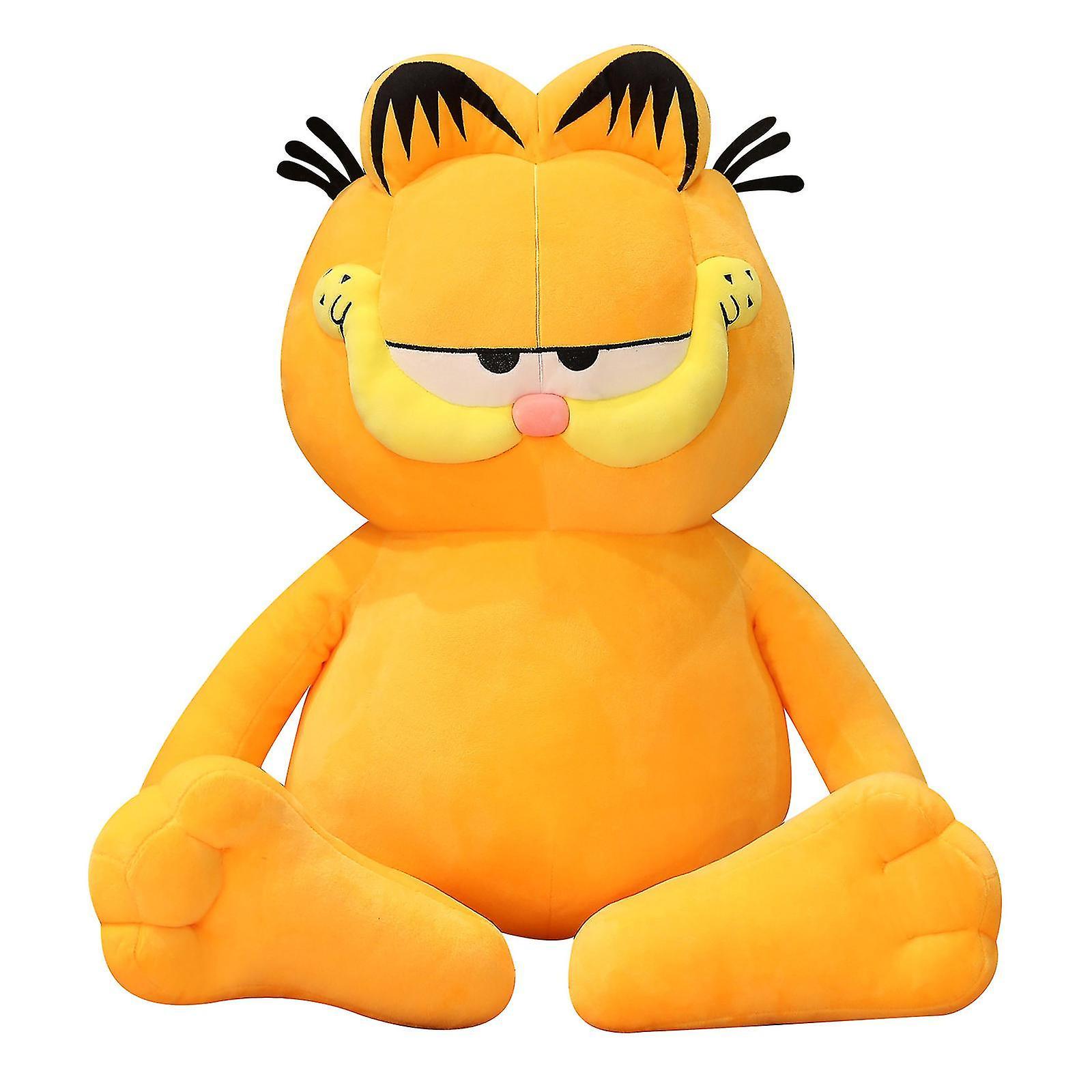 Elciaicle Cute Garfield Cat Toy Plush Doll, Plush Pillow For Boys And Girls, Yellow Cat Cartoon Character (15.74 Inches)