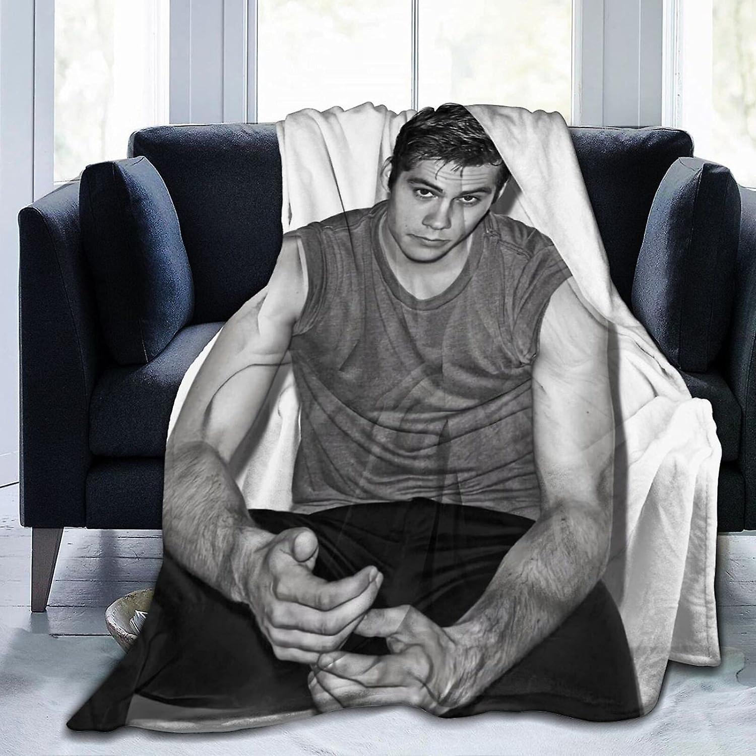 Kerota Dylan actor O'Brien Fleece Blanket Throw Blanket Lightweight Super Soft Cozy Luxury Bed Blanket Microfiber ABD30350 50x40in 125x100cm