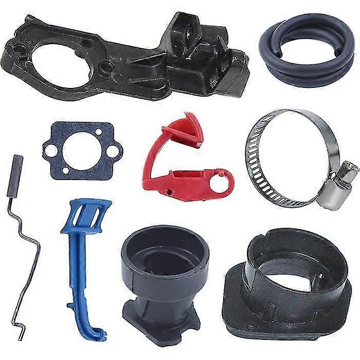 Bluezoo Intake Clamp Kit Compatible Husqvarna 340 345 350 Chainsaw 537251302 Manifold Lever