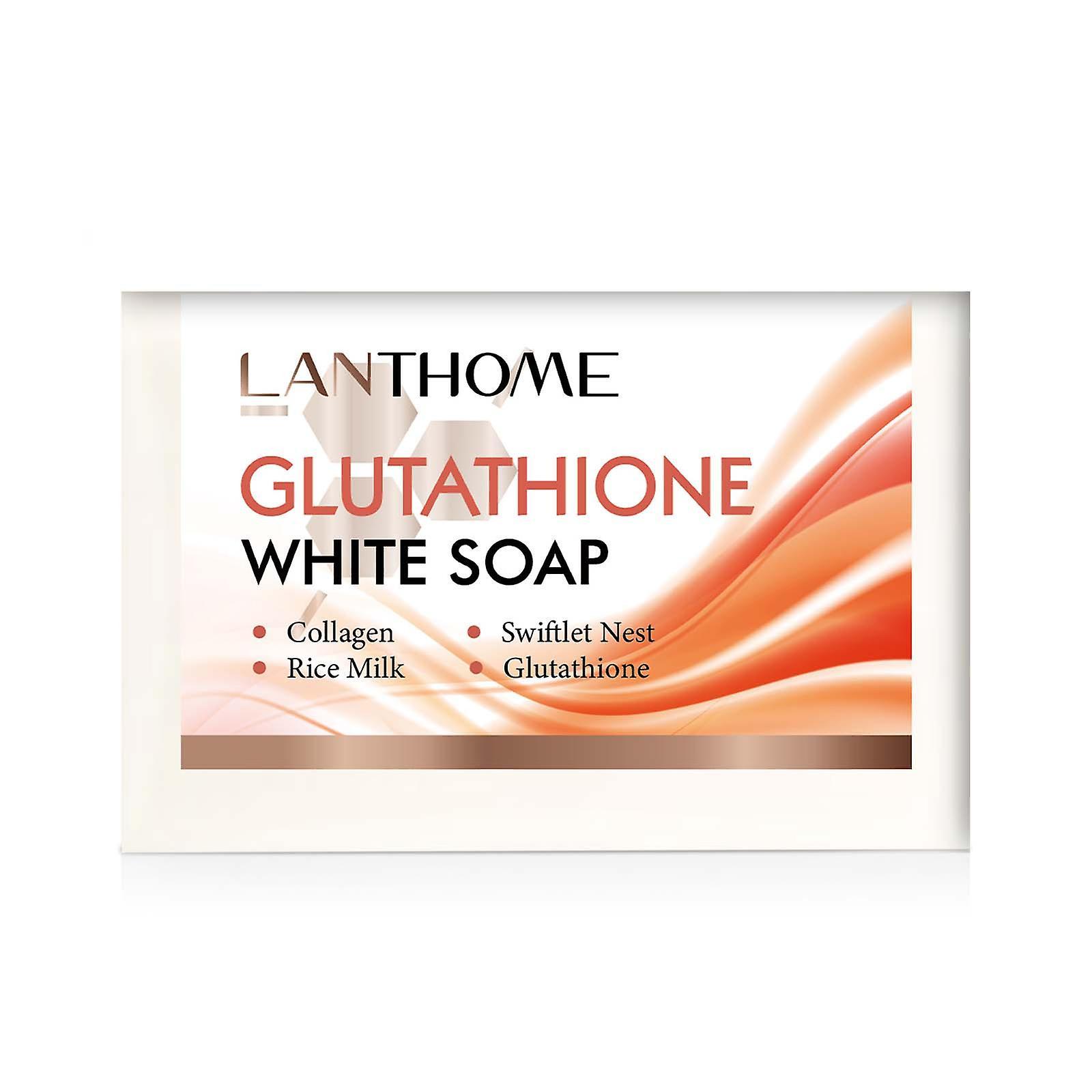 unbrand Glutathione Soap, Whitening The Skin, Deep Cleansing, Exfoliating, And Removing Melanin100g White