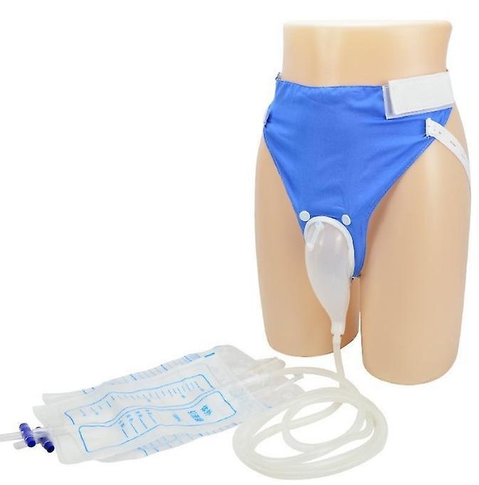 Sunset Wearable Urine Bag With Pee Catheter Duct 1000ml 2000ml For Men Elderly Urinary Incontinence Bedridden Patients