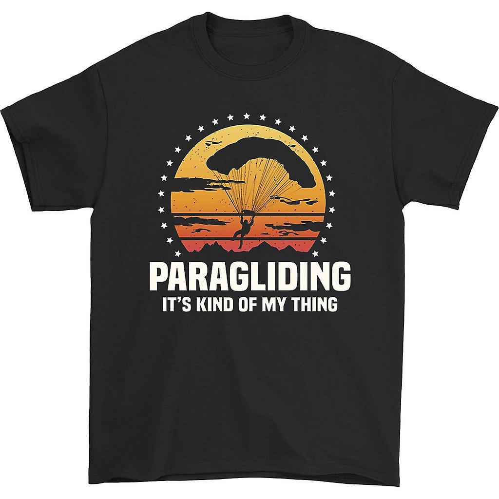 HISHARK Paragliding it's kind of my thing t-shirt black XL