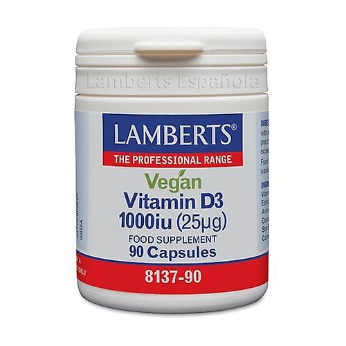 Lamberts Vegan Vitamin D3 1,000 IU (25µg) 90 capsules