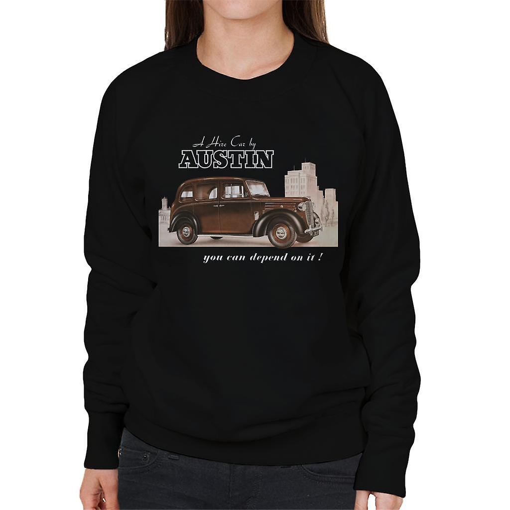 Austin You Can Depend On It British Motor Heritage Women's Sweatshirt Black Small