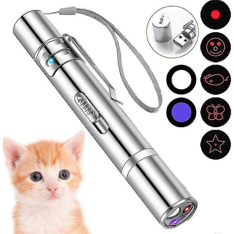 Asiv Red Laser Pointer For Cats To Play, Usb Rechargeable Laser Pointer Cat Toy